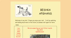 Desktop Screenshot of beshkaafghans.com