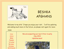 Tablet Screenshot of beshkaafghans.com
